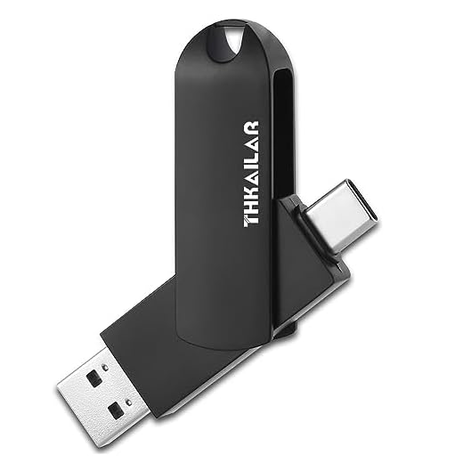 THKAILAR USB C Flash Drive 512GB - Versatile USB 3.1 Drive for Data Backup Read Speed Up to 140MB/s- Compatible with MacBook Pro, Android Phones, and Computers - Compact and Easy to Carry