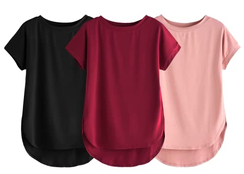 Image of Fabricorn Stylish Plain Up and Down Cotton Tshirt for Women