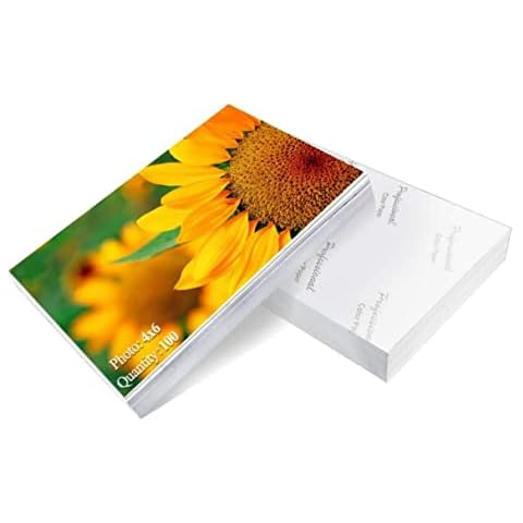 Newin Star 50 Sheets Photo Paper High Glossy Paper Photo Picture For Ink Jet 8X10 Inches Cover