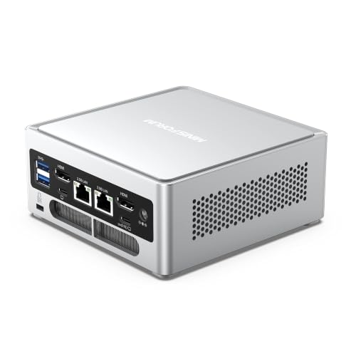 Image of MINISFORUM NAB9S Mini PC, Intel Core i9-13900HK (14C /20T, Up to 5.4GHz), 16GB DDR4, 500GB PCIe 4.0 SSD, Quad 4K Display, Dual 2.5GbE LAN, Wi-Fi 6, BT 5.2