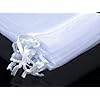 Sachets Organza 100 Pièces – 10 X 15 Cm, Avec Cordon Satin, Pour Bijoux, Cadeaux, Mariage, Fêtes