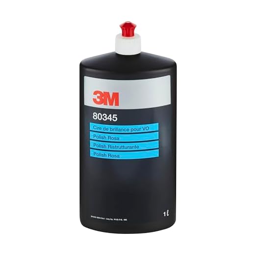3M 80345N Polierpaste Polish Rosa Hochleistungswachs, 1000 ml