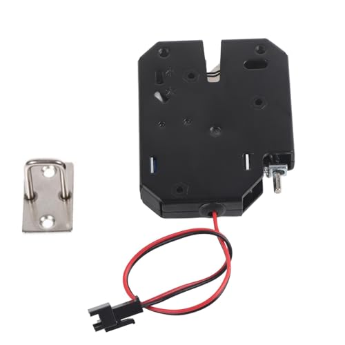 Nikou Serrure magnétique Électrique, Verrou de Contrôle D'accès Electromagnétique DC 12V 2A, Verrou Électronique D'armoire pour Armoire, Tiroir, Porte,...