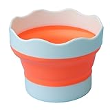 Paint Brush Washer Cup Multi Purpose Portable Storage for Artists Travel Watercolor Supplies Foldable Artist Water Foldable Space Saving