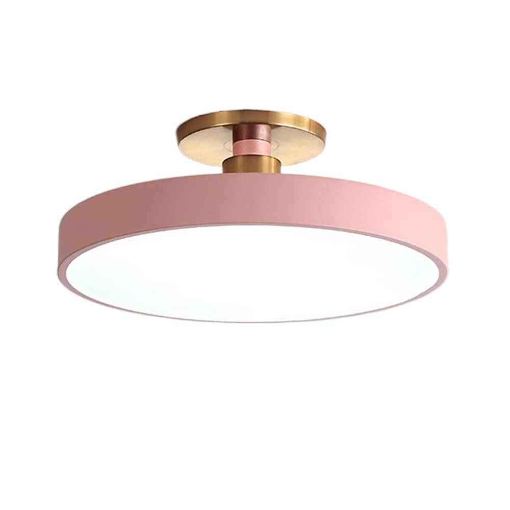SHUANGZ Dome Light Color Ceiling Lamp 3 Light Color Variable Embedded Installation Close To Ceiling Light Fixtures LED Flush Mount Ceiling Lights Modern Minimalist Style Balcony Kitchen Bedroom Lamp