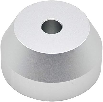 Sdkmah9 45 RPM Adapter, 7 inch Vinyl Record Dome 45 Adapter, 7 Inch Vinyl Record Adapter, Aluminum Record Dome Adapter for Gramophone Record