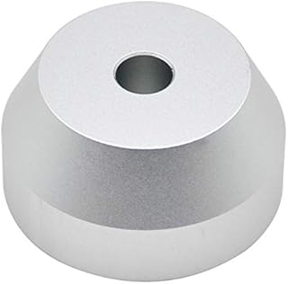 Sdkmah9 45 RPM Adapter, 7 inch Vinyl Record Dome 45 Adapter, 7 Inch Vinyl Record Adapter, Aluminum Record Dome Adapter for Gramophone Record