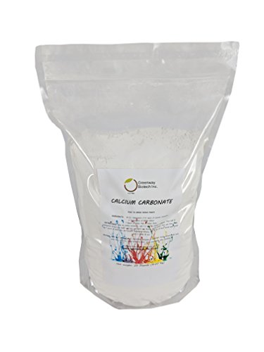 Greenway Biotech, Inc. Calcium Carbonate Powder- Natural Antacid Limestone Rock Dust Very Fine Powder for, Home, Chalk Paint Texture Additive, and Other DIY Projects (20 Pounds)