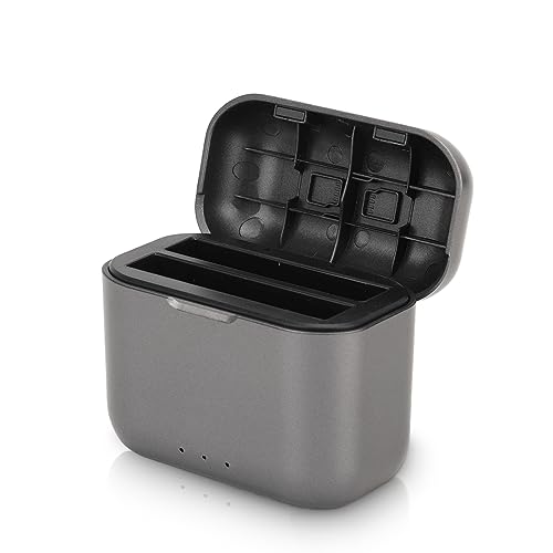Boîtier de chargement de batterie avec emplacements pour cartes SD Misro Insta360 X3