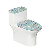 Ensemble de Couvercle de Toilette: Vous obtiendrez 1 pièce de couvercle de couvercle de toilette et 1 pièce de couvercle de couvercle de réservoir de toilette. Servir à la fois comme un accessoire fonctionnel et un accent décoratif pour élever l'ordre de l'espace. Le couvercle de poussière du couvercle de toilette convient à divers scénarios tels que la maison, l'hôtel, les lieux publics et ainsi de suite
