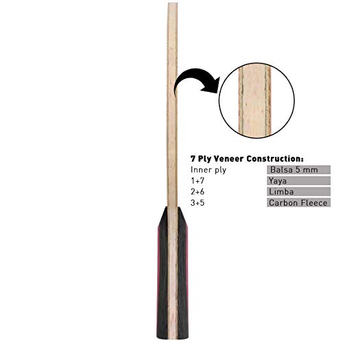 DONIC Balsa Carbo Fleece Concave Wooden Table Tennis Blade