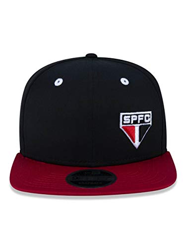 BONE 9FIFTY ORIGINAL FIT SAO PAULO FUTEBOL ABA RETA SNAPBACK PRETO New Era
