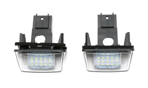 Luz matrícula LED para Citroen C2 y Saxo ideal para mejorar la conducción nocturna en carretera