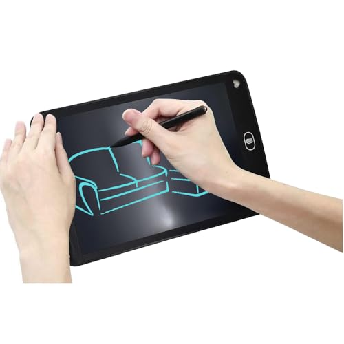 lousa mágica digital branca quadro magico infantil 12 polegadas，Quadro branco preto LCD com caneta