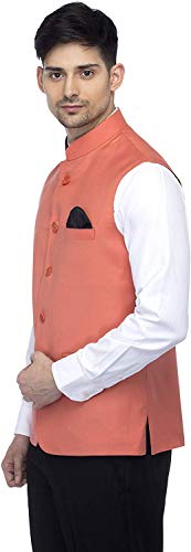 Image of Dhingra Men's Solid Nehru Jacket