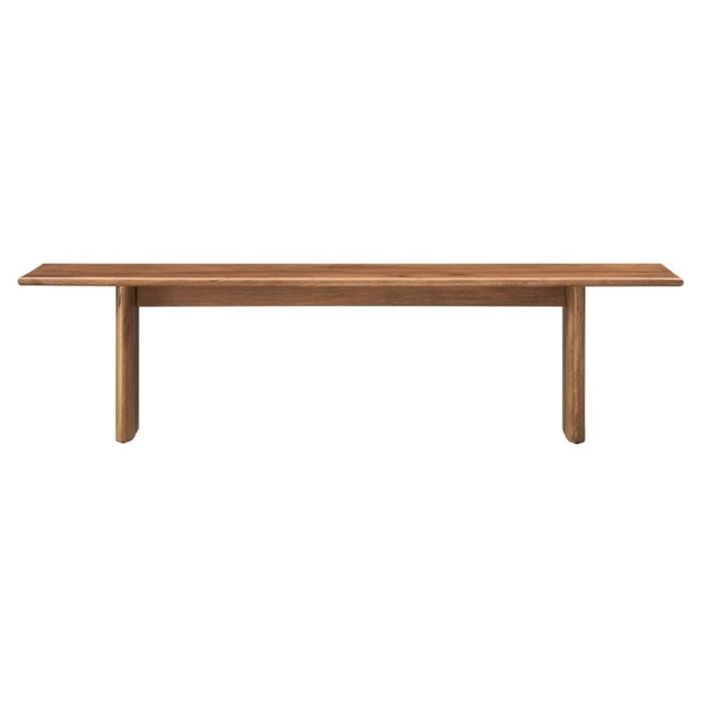 Modway EEI-6345-WAL Amistad 72" Wood Bench, Walnut