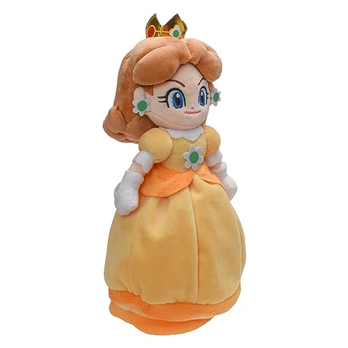 Rgvv AA19860088PT Super All Star Collection Princess Daisy Plush Toy She Wore An Orange Dress And A Gold Crown 10.4 Inch thumb #1