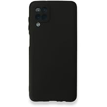 Nevarium Samsung Galaxy M32 Yumu ak Dokulu Silikon Premium -Siyah