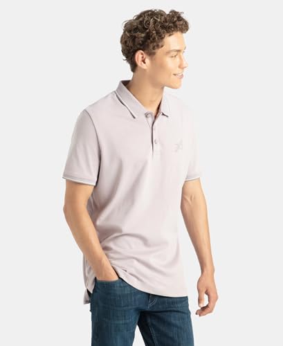 Image of Jockey 3911 Men Super Combed Cotton Rich Solid Half Sleeve Polo T-Shirt (Prints May Vary)