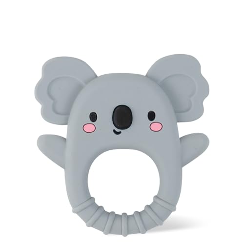 Image of Tiger Tribe Silicone Teether Koala Soft BPA-Free Teething Relief Sensory Toy for Infants Newborns 0-18 Months