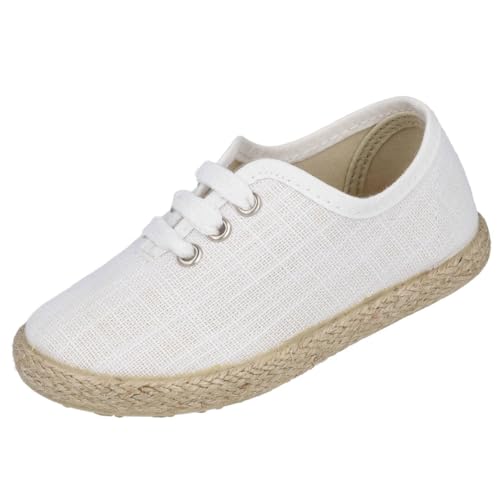 BATILAS Esparto 439-144 Espadrilles en textile pour enfant, blanc, 28 EU