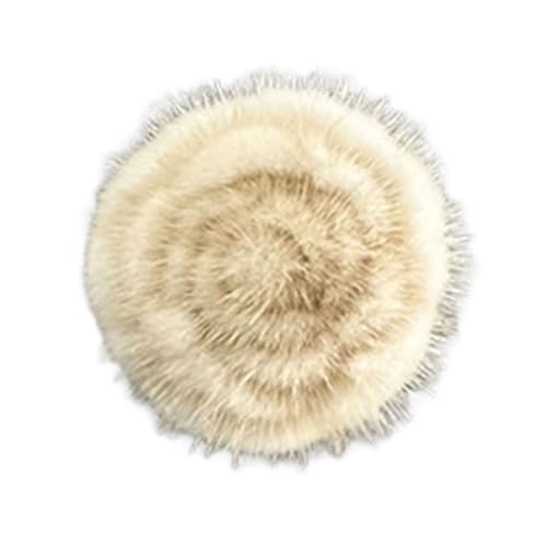 Broche florale Faucet en peluche de vison imitation, accessoire de mode premium