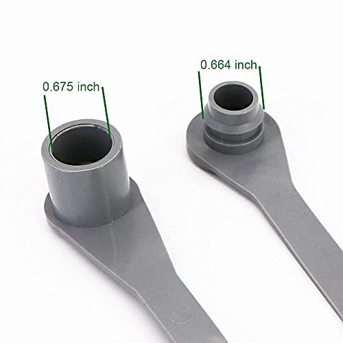 Image of Pack of 8 Hydraulic Fitting Coupler Port Plug Dust Cap Protector Cover kit for John Deere X465 X485 X495 X575 X595 X940 X948 X949 415 4445 455 M132021 M132024 M132031 M132032 M132034 M85099