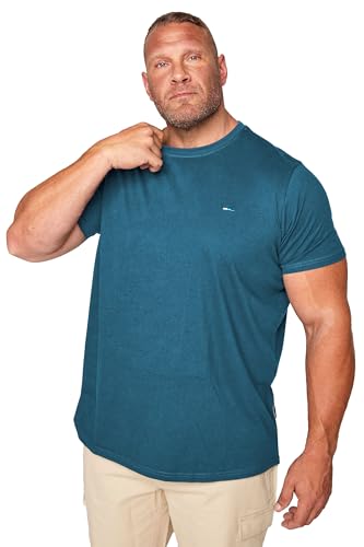 BadRhino Big & Tall Ocean Blue Core T-Shirt - Men's - Plus Size Curve