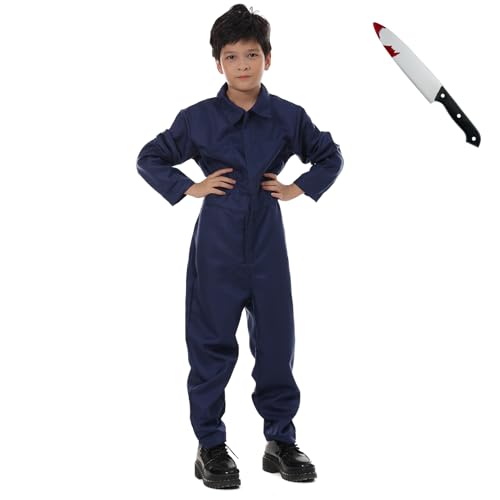 GOBWCOT Blue Coveralls Jumpsuit