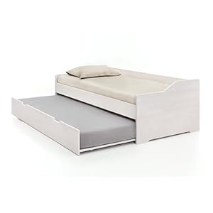 WOODLIVE Kernbuche Gästebett ausziehbar 90 x 200