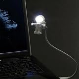 ausuky Creative Spaceman USB Desk Lamp Night Lights Fashion Study Reading Fixable Baby Light, White