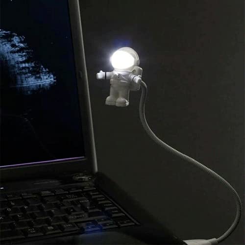 Ausuky Creative Spaceman Usb Desk Lamp Night Lights Fashion Study Reading Fixable Baby Light, White #TOP10
