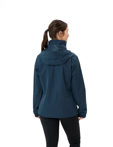 VAUDE Damen Women's Escape Light Jacket Regenjacke, Dark Sea, 38 EU