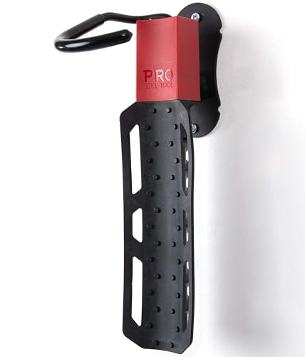 PRO BIKE TOOL Swivel Bike Rack - 2 Pack Indoor Wall Mount for Bicycles in Home and Garage - Vertical Hanging Rack for Space-Saving Storage - Secure Hook for MTB, Road, Hybrid and Kids Bikes