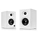 NL HOME 3-Inch Bluetooth 5.3 Computer Speakers for PC, Max 60W RMS Rich Stereo Sound with Good Bass & Clear Highs, Stable Aux/RCA Inputs, for Gaming, Home Office, Studio, White Pair