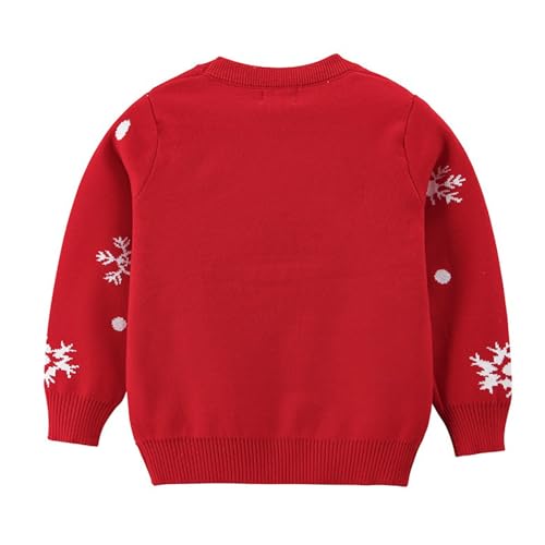 Image of Ugly Christmas Sweater for Girls Funny Xmas Knit Pullover Shirts Kids Child Holiday Jumper Tops Outfit 2-14 Years