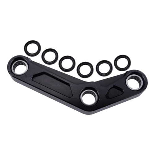 LETAOSK Schwarzes Hinterradaufhängungshebel Tieferlegungsset Fit für Yamaha MT-07 FZ-07 XSR700 YZF-R7