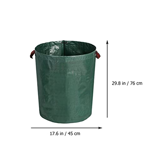 Cabilock 3Pcs Herbruikbare Tuin Afval Tas Yard Afval Tas Met Dual Handvatten Inklapbare Tuin Blad Mand Plant Prullenbak… - Image 7