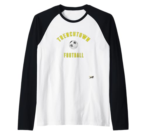 TRENCHTOWN FÚTBOL | Fútbol | Jamaica Vintage Jamaican Camiseta Manga Raglan