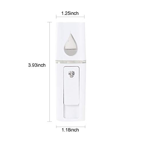 KKmoon Nano Facial Mister 20mL Umidificador Facial Portable Cool Mist Facial Steamer SPA Spray Hidra