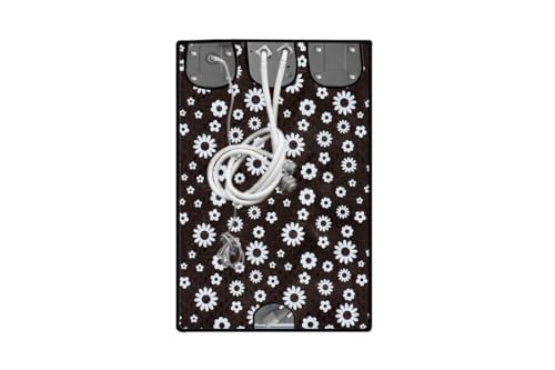 Image of Fully Automatic Front Load Washing Machine Cover Compatible For LG, Bosach 6Kg, 6.5Kg, 7Kg, 7.5Kg, 8Kg, 8.5Kg, 9Kg, 10Kg (66L X 61D X 84H), Waterproof,Dustproof Flower Print.