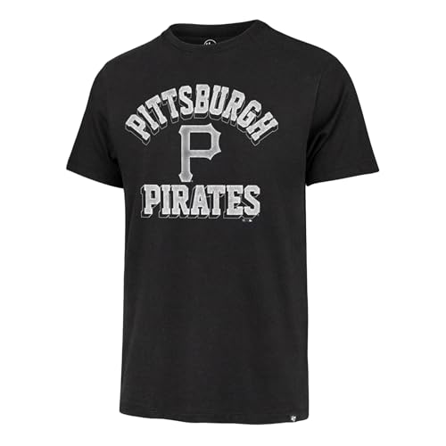 Image of 47 Men's MLB Unmatched Franklin Team Color Arched Wordmark Primary Logo Short Sleeve Baseball T-Shirt