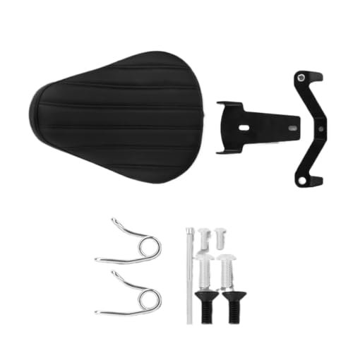 Selle solo Sportster XL 1200 contre le mal de dos en coussin de cuir - 7