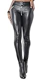 md 99380 ssd Abnehmbare Kette Coquette Damen Skinny, schwarz, Mittel