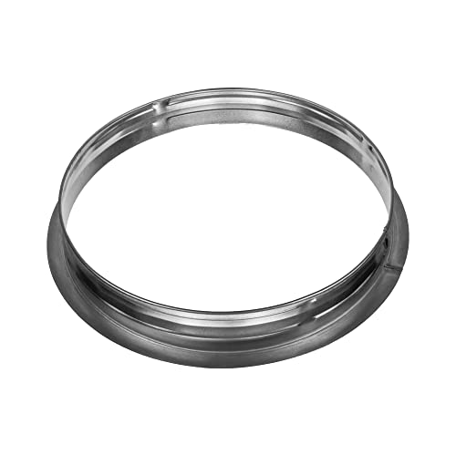 Vent Systems 10" Inch Air Vent Duct Connector Flange Straight Ventilation Pipe Metal Ducting Connector Plate For Cooling Heating Ventilation System Hvac #TOP1