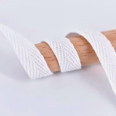 Cinta de espiga de 50 yardas, cinta de algodón de alta tenacidad, cinta para etiquetas de bolsos, cinta de costura, cinta al bies, accesorios para manualidades, color, 3 cm