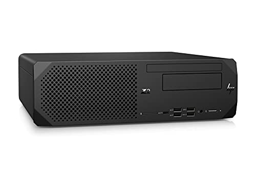 HP Z2 G5 SFF Workstation – i9-10900 (10 Cores, 2.8/5.1GHz), Nvidia RTX A2000 6GB, 1TB PCIe Gen 4.0x4 NVMe & 2TB HDD, 32GB DDR4, SD Card Reader, GbE, Raid Support (0, 1), Windows 11 Pro (Renewed)