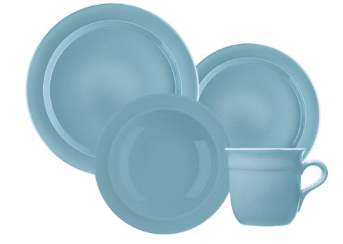 Amazing 🔥 Emile Henry 16-Piece Urban Dinnerware Set, Service for 4, Sky Product Deal Emile Henry 16-Piece Urban Dinnerware Set, Service for 4, Sky