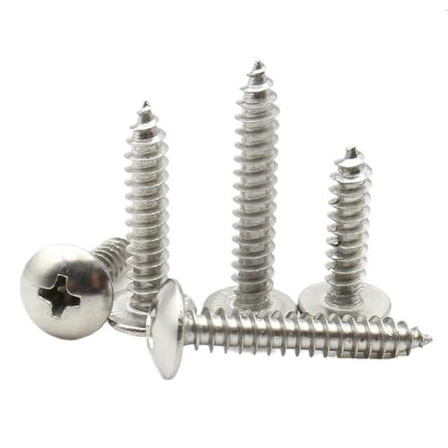 LOQPRVV 50-10 M3 M3.5 M4 M5 M6 304 XeX| tBbvX }bV[wbh؃lW \tgXwbh Zt^bsOlW(16mm,M6 (10pcs))