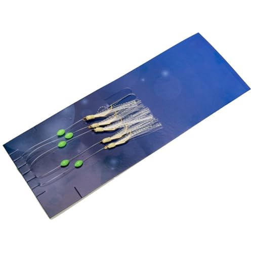 Kfwfuaee 5er Set Angelhaken mit Perlen